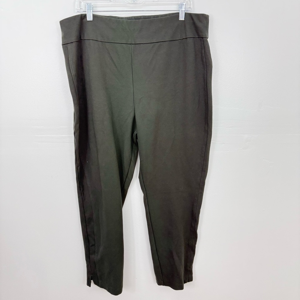 Express Olive Ankle-Length Women's Dress Pants C26
